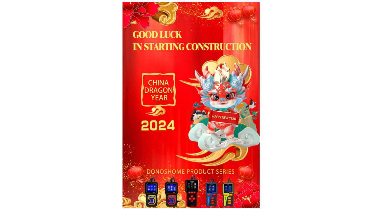 DonosHome wishes all of you around the world a prosperous start in the Year of the Dragon! - DonosHome - OBD2 scanner,Battery tester,tuning,Car Ambient Lighting