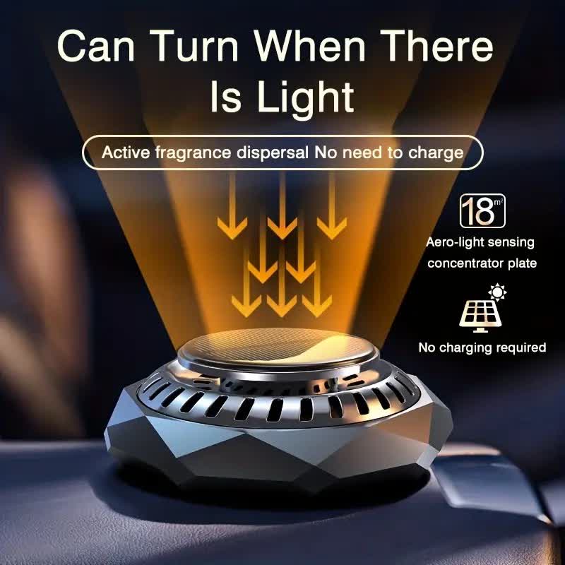 Solar Power Car Air Freshener/Aroma Diffuser made by GenceBil, Flavor & Fragrance from MANE - DonosHome - OBD2 scanner,Battery tester,tuning,Car Ambient Lighting
